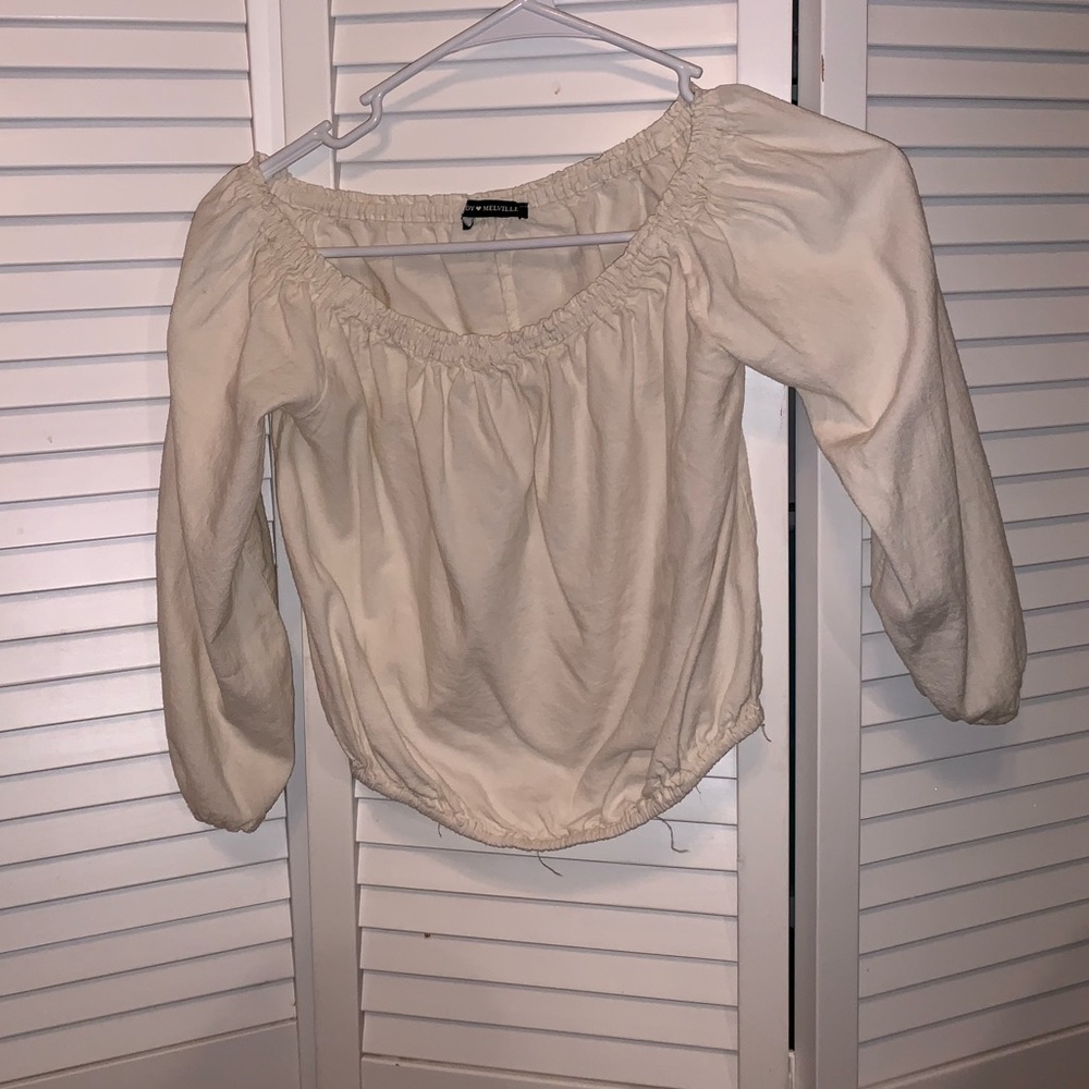 Brandy Melville off the shoulder top
